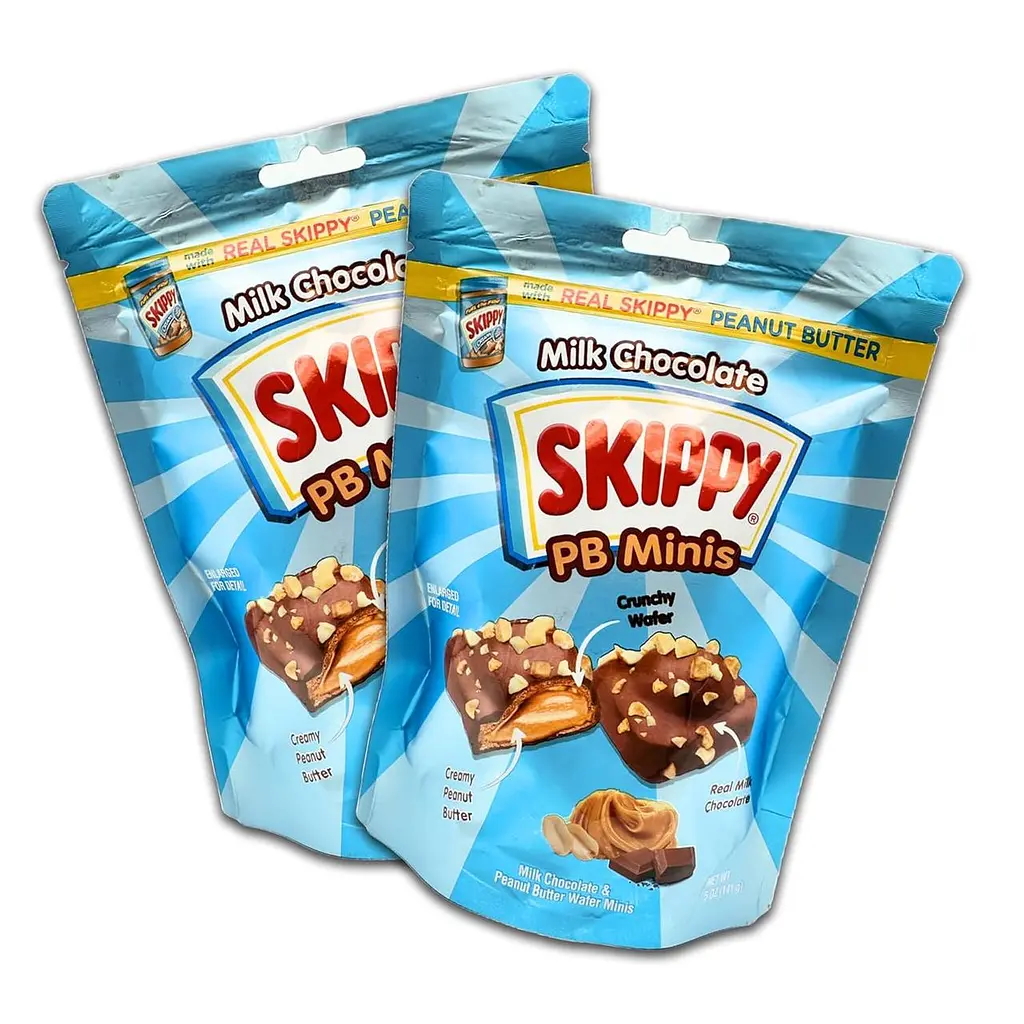 Цукерки Skippy PB Minis Milk Chocolate & Peanut Butter Snacks 141г - фото 4