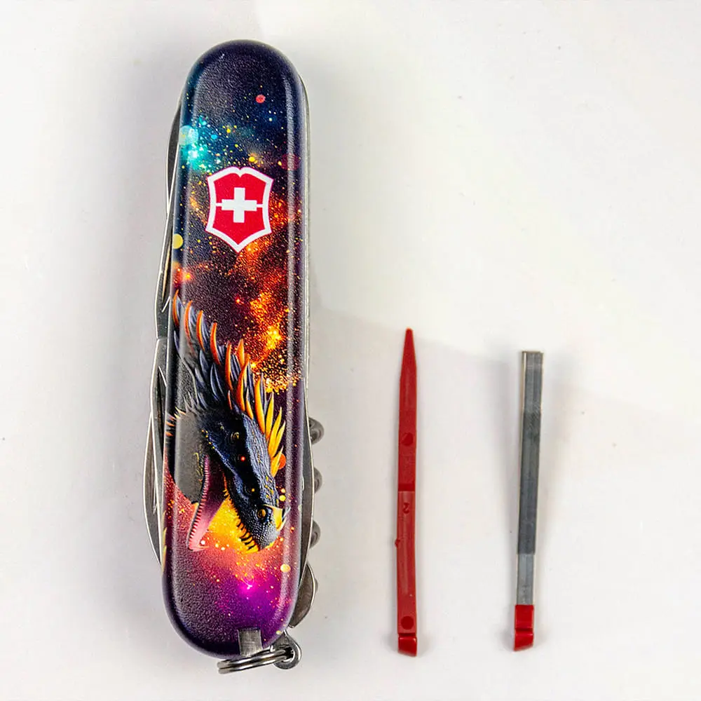 Ніж Victorinox Huntsman Zodiac 91мм 15функ Зірковий дракон - фото 4