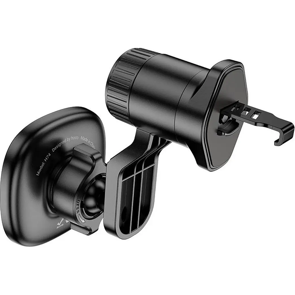 Автотримач Hoco H74 Crown Magnetic Black (646895) [151309] - фото 4