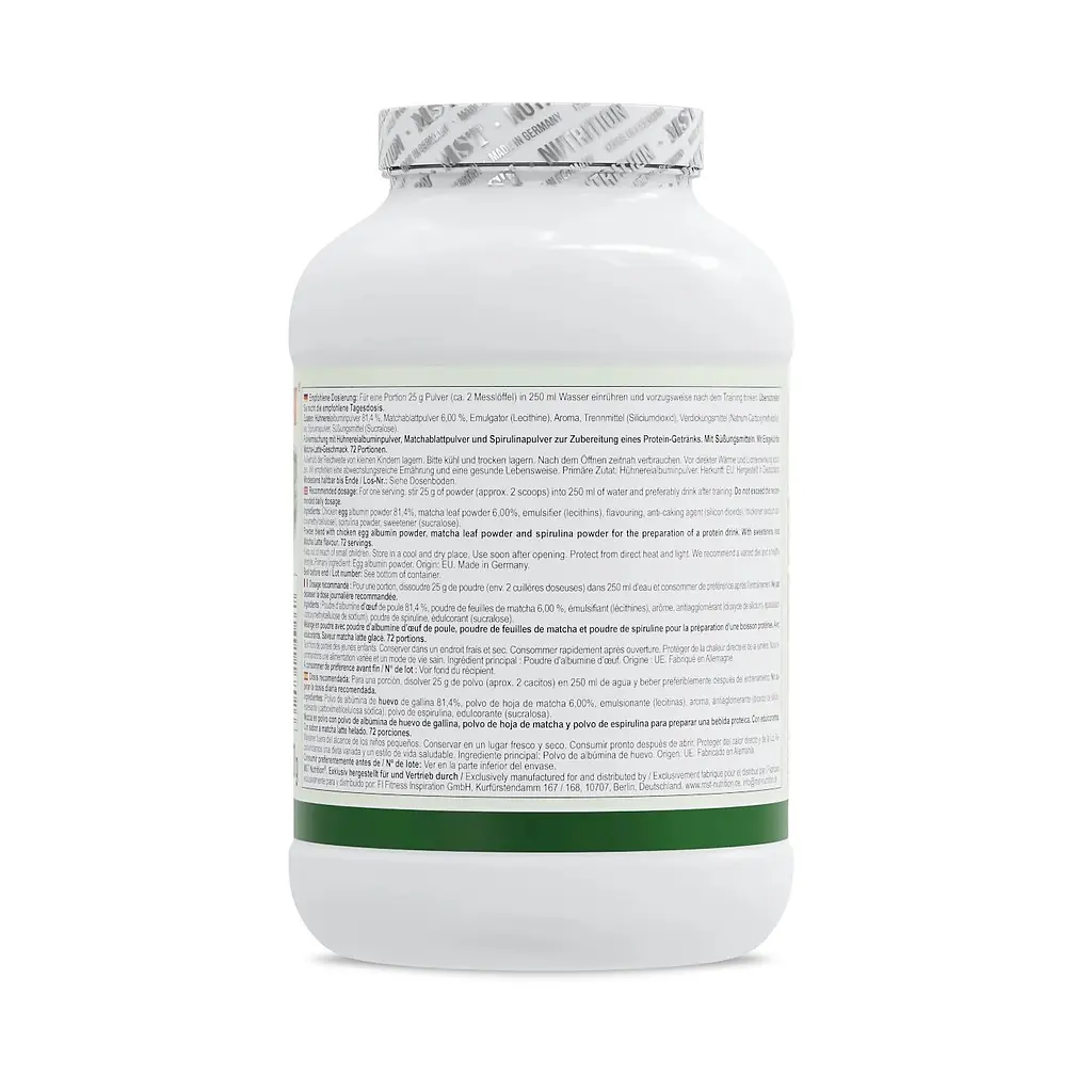 Протеїн MST Nutrition Best Egg Protein, 1.8 кг - Матча лате - фото 3
