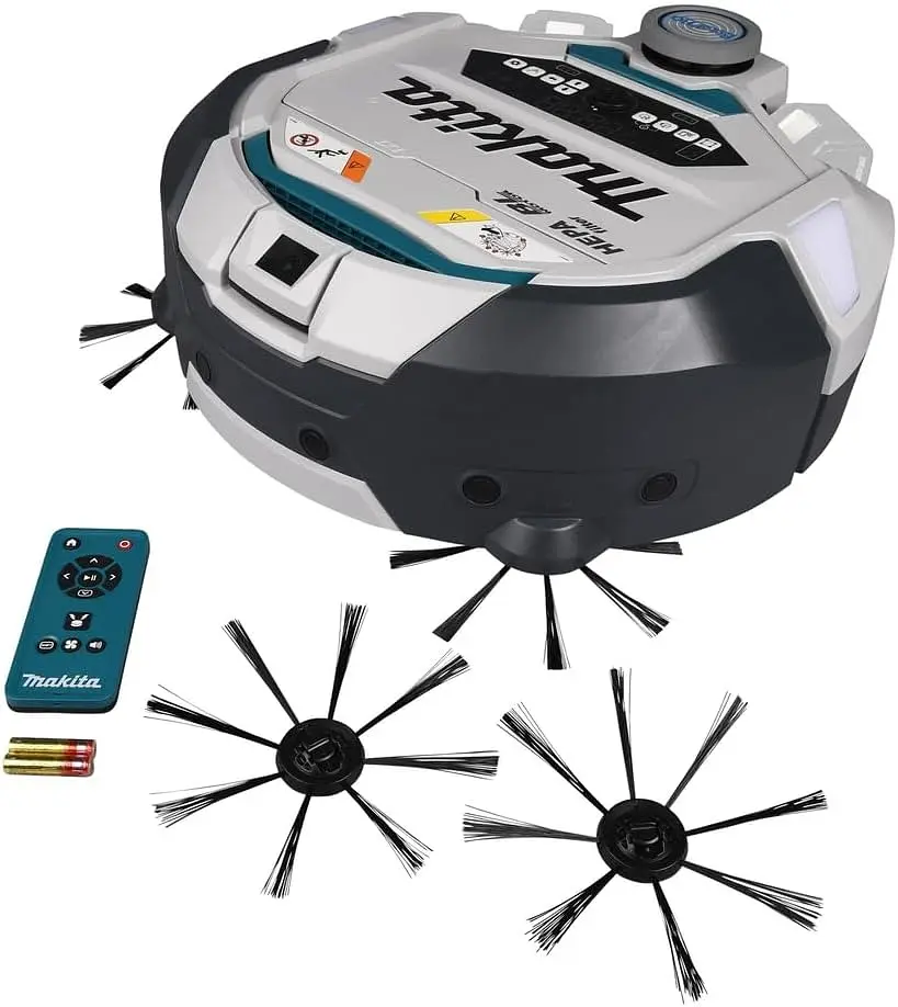 Пилосос роботизований акумуляторний Makita DRC300Z (300-600 м2, 3.0 л, BL, LXT 18 В, без акумуляторів та зарядного пристрою)