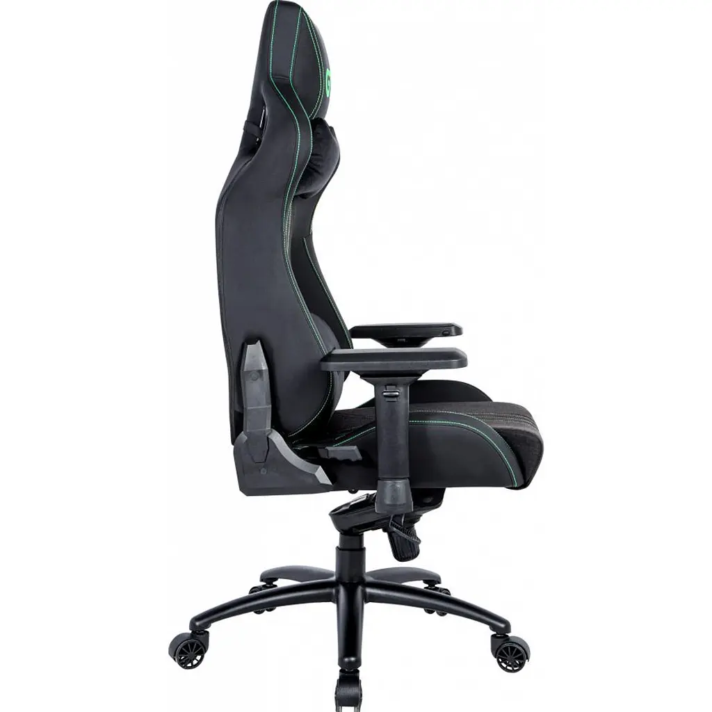 Геймерське крісло GT Racer X-8006 Fabric Black/Green [156461] - фото 4