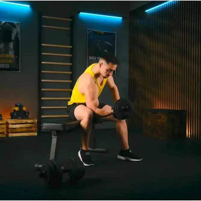 Гантели композитные Trex Sport TX-010SK 2х10кг - фото 8