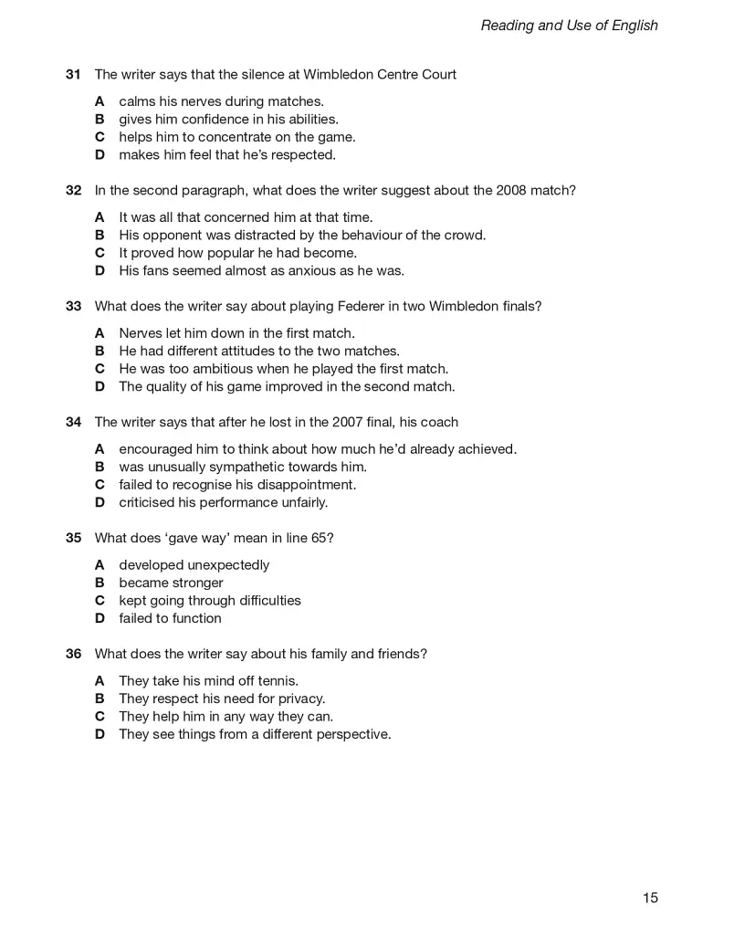 B2 First 4 Student's Book without Answers Authentic Practice Tests - фото 10