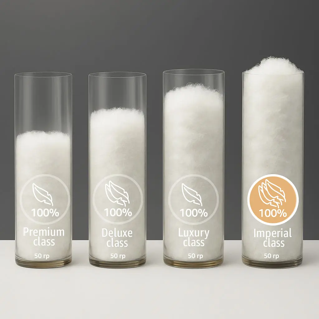 Одеяло пуховое MirSon Imperial Style, летнее, 215х155 см, белое с зеленым кантом - фото 3