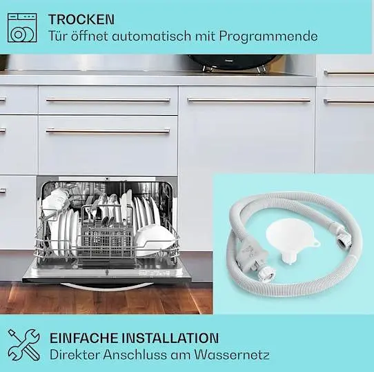 Посудомийна машина Klarstein Havasia UV 8 Neo 1380 Вт (10041830) - фото 5