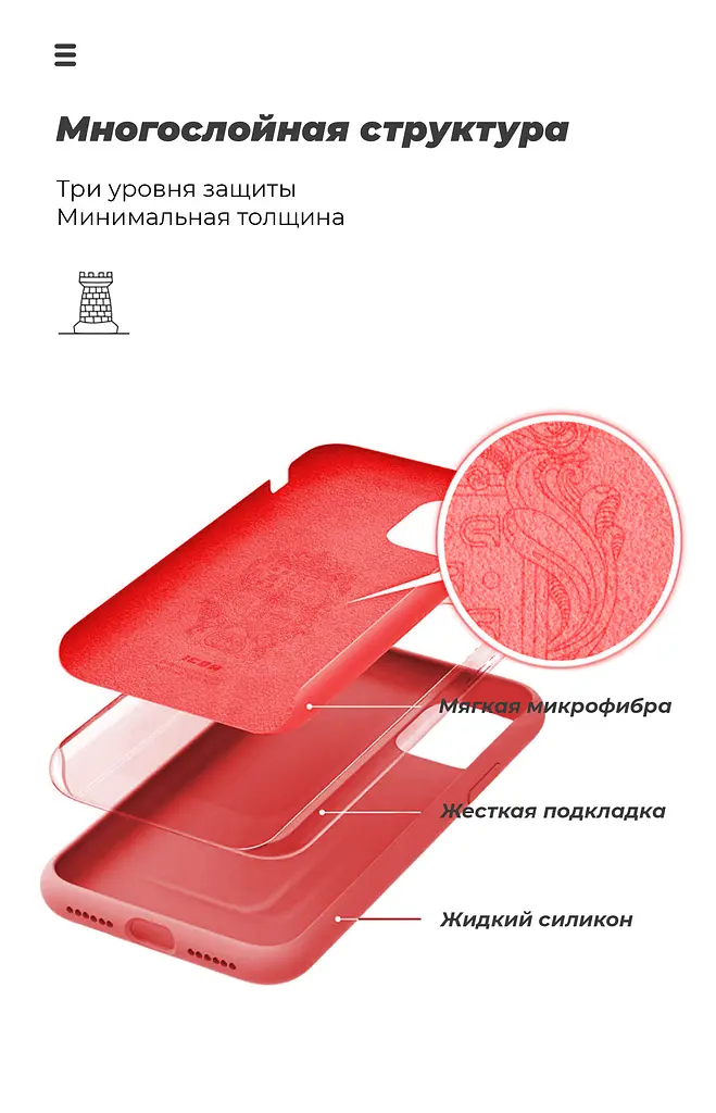 Чехол ArmorStandart ICON для Samsung A71 (A715) Red (ARM56345) - фото 6