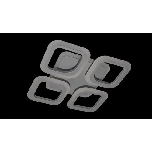 Люстра Linisoln 5588-4S WH LED-3 світлодіодна з диммером, біла, 4 лампи - фото 5