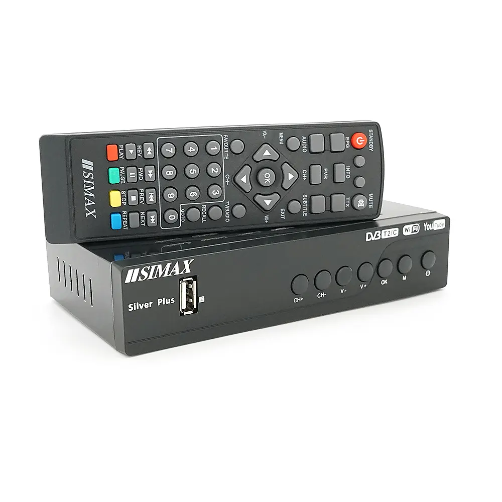 Ресивер Т2 (тюнер) IPTV DVB-T2 SIMAX Silver Plus
