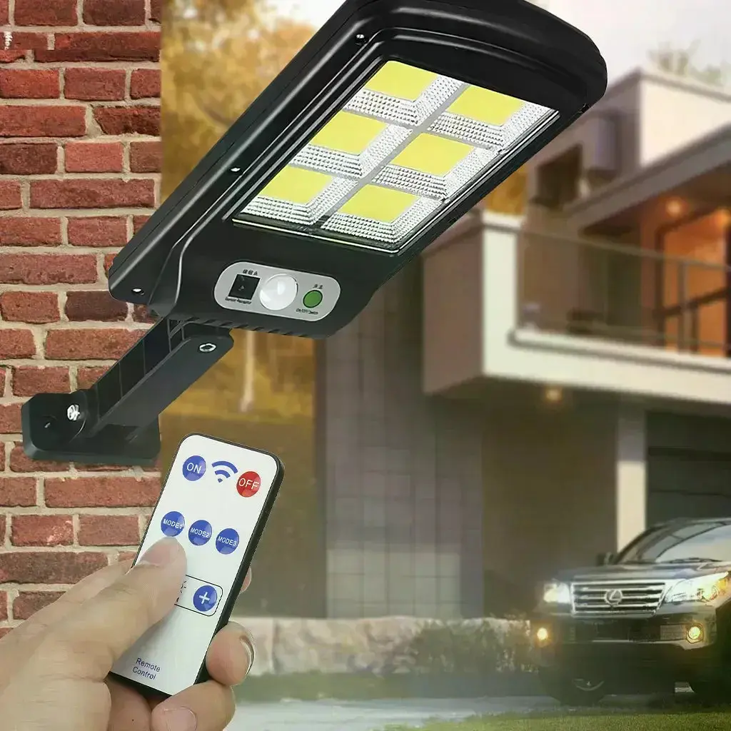 Вуличний настінний світильник Bailong Solar BL-T06-6COB на сонячній батареї з датчиком руху - фото 5
