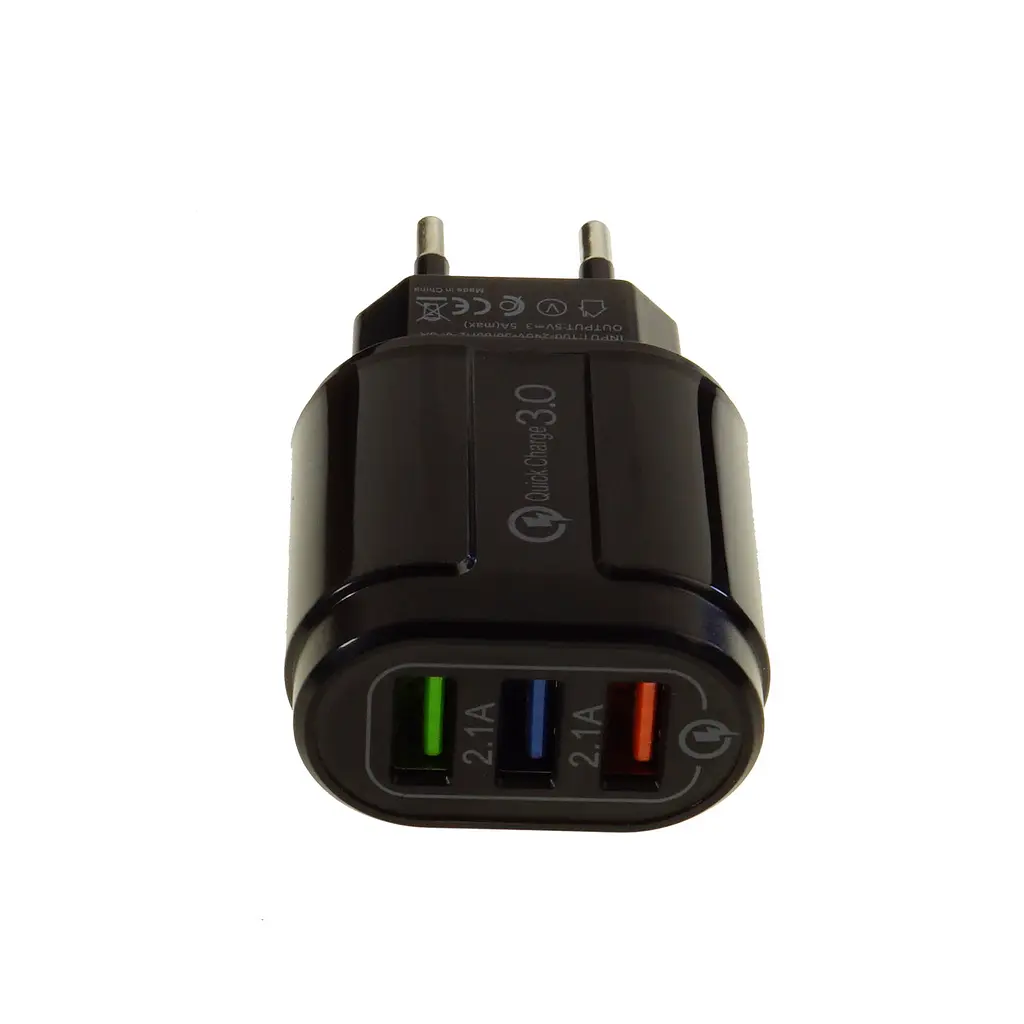 Адаптер швидкої зарядки на 3 USB порту - фото 3