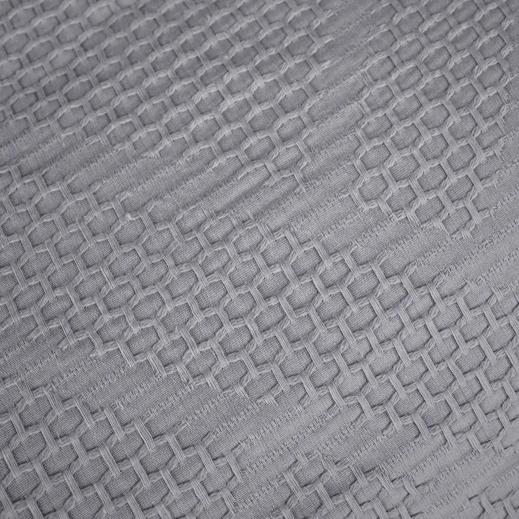 Постільна білизна MirSon №20-02 Waffle Gray 200x220 Євро (2200011032870) - фото 6