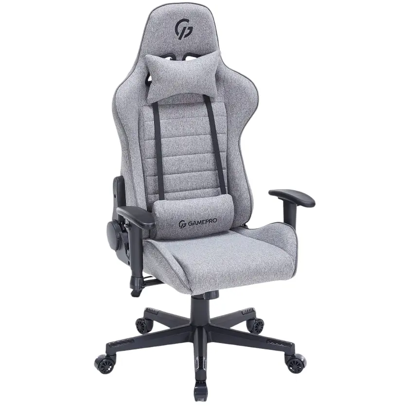 Ігрове крісло GamePro Size L Fabric Gray (GC575FG) - фото 3