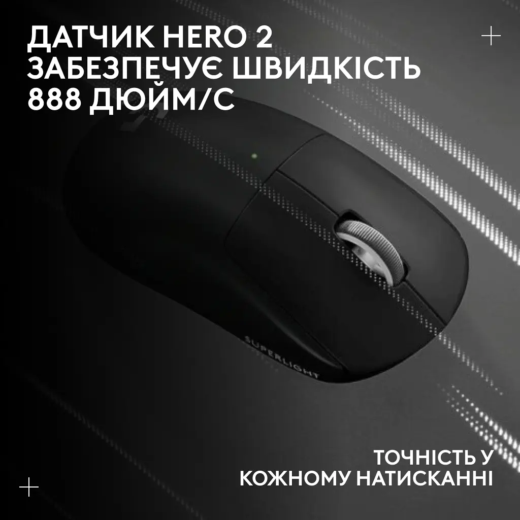 Мишка Logitech G Pro X Superlight 2 Lightspeed Wireless Black (910-006630) - фото 12