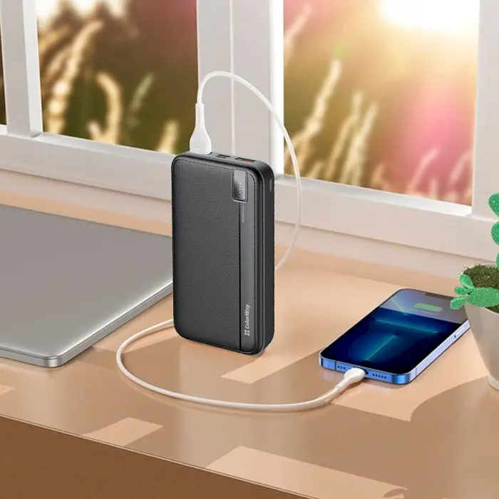 Повербанк ColorWay 20000 mAh 22.5W Black (CW-PB200LPA4BK-PD) - фото 8