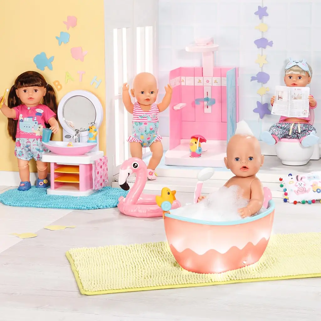 Автоматична ванночка для ляльки BABY BORN – ЛЕГКЕ КУПАННЯ (світло, звук) BABY born 835784 - фото 10