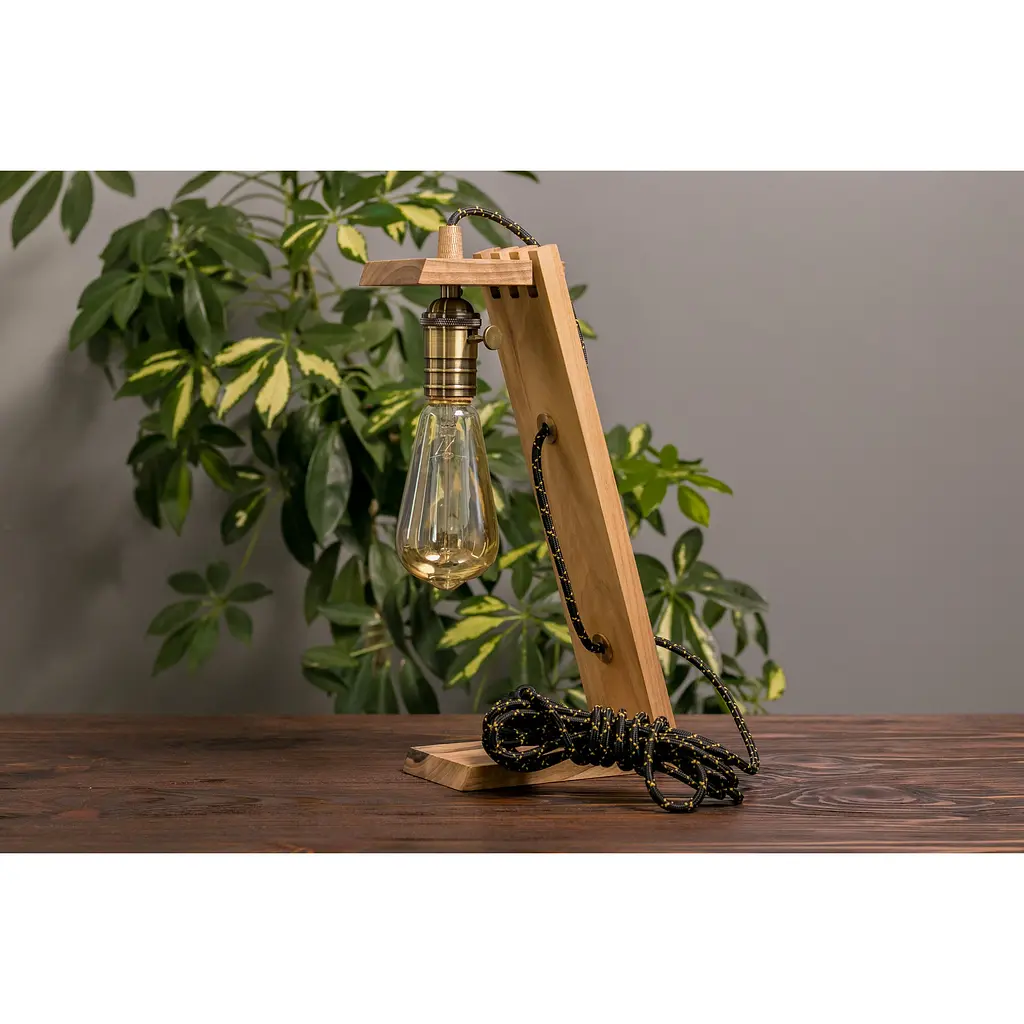 Настольная лампа EcoWalnut Лампа Эдисона (EW-16) - фото 3