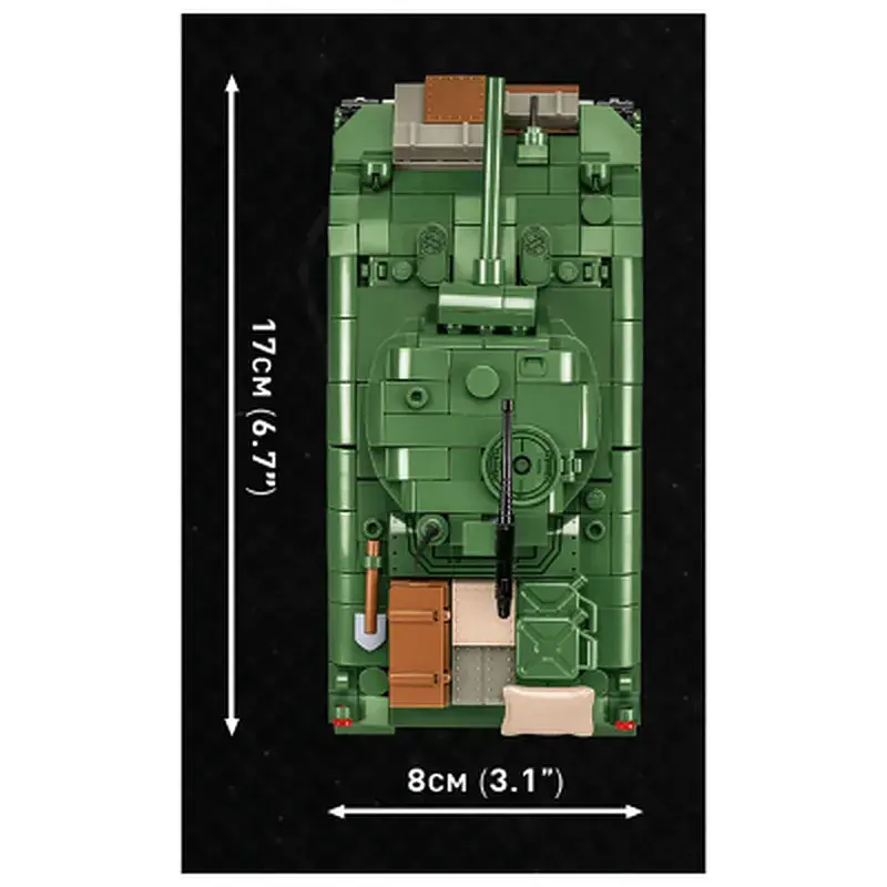Конструктор Cobi Company of Heroes 3 Танк M4 Шерман, 615 деталей (COBI-3044) - фото 7