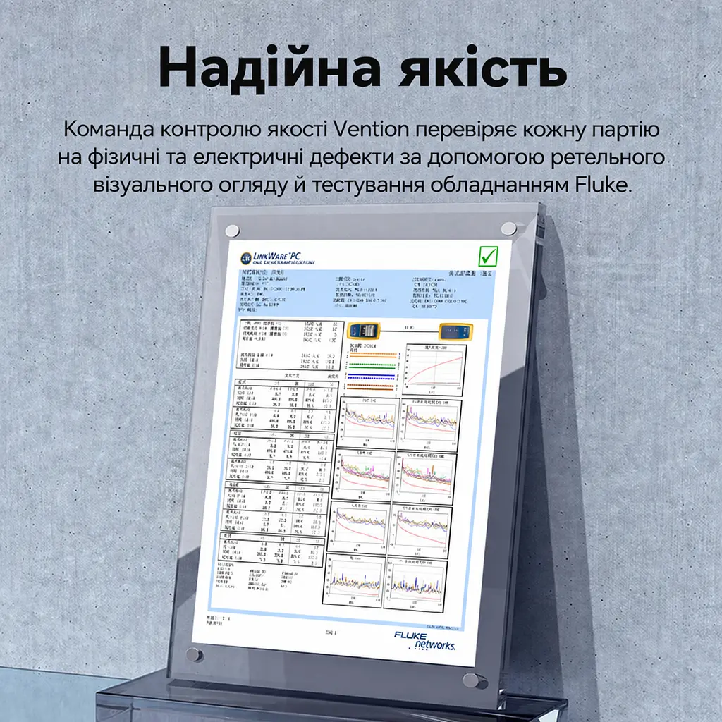 Мережевий кабель Ethernet Vention 1 м патч-корд RJ45 прямий штекер і кутовий штекер 90° вниз Cat.6 до 1000 Мбіт/с UTP чорний (IBWBF) - фото 15
