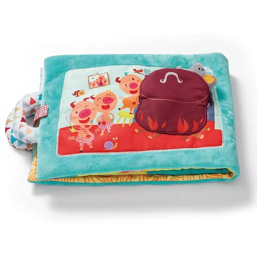 М'яка книга Lilliputiens Вовк і три порося (86862) - фото 2