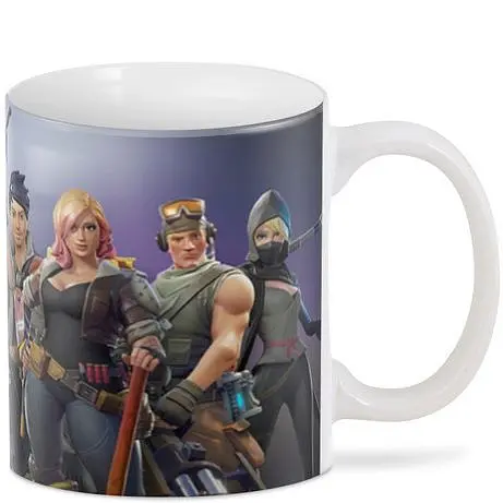 Кружка GeekLand Fortnite Фортнайт FT.FT.02.04 все персонажи 330 мл белая - фото 2