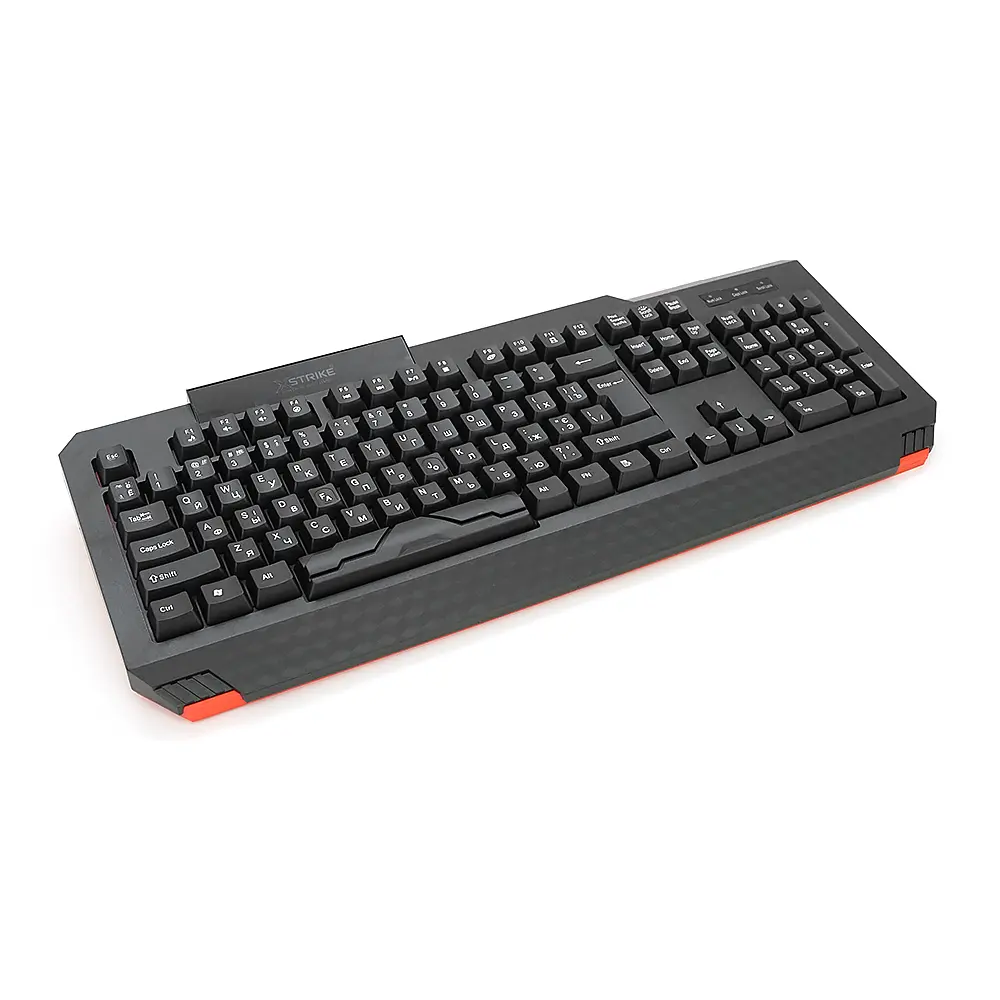 Клавиатура USB XStrike XS-1022, длина кабеля 150см, RGB подсветка, Eng/Укр/Рус, 460х175х35 мм, Black, 105к, Q20 - фото 3