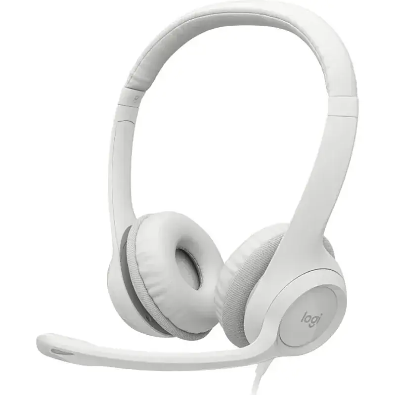 Гарнітура Logitech USB H390 (981-001286) White (6857749) - фото 2