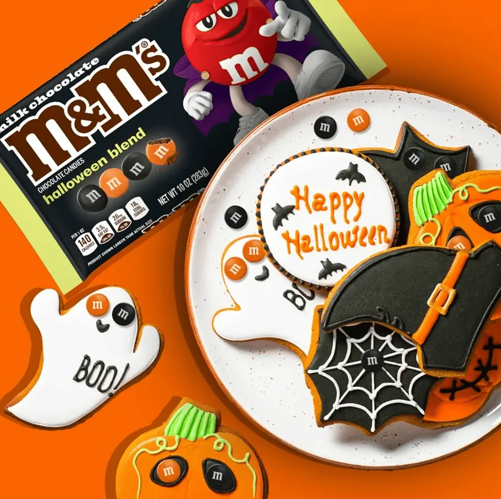 Драже M&M's Milk Chocolate Halloween Blend Candy 283г - фото 3