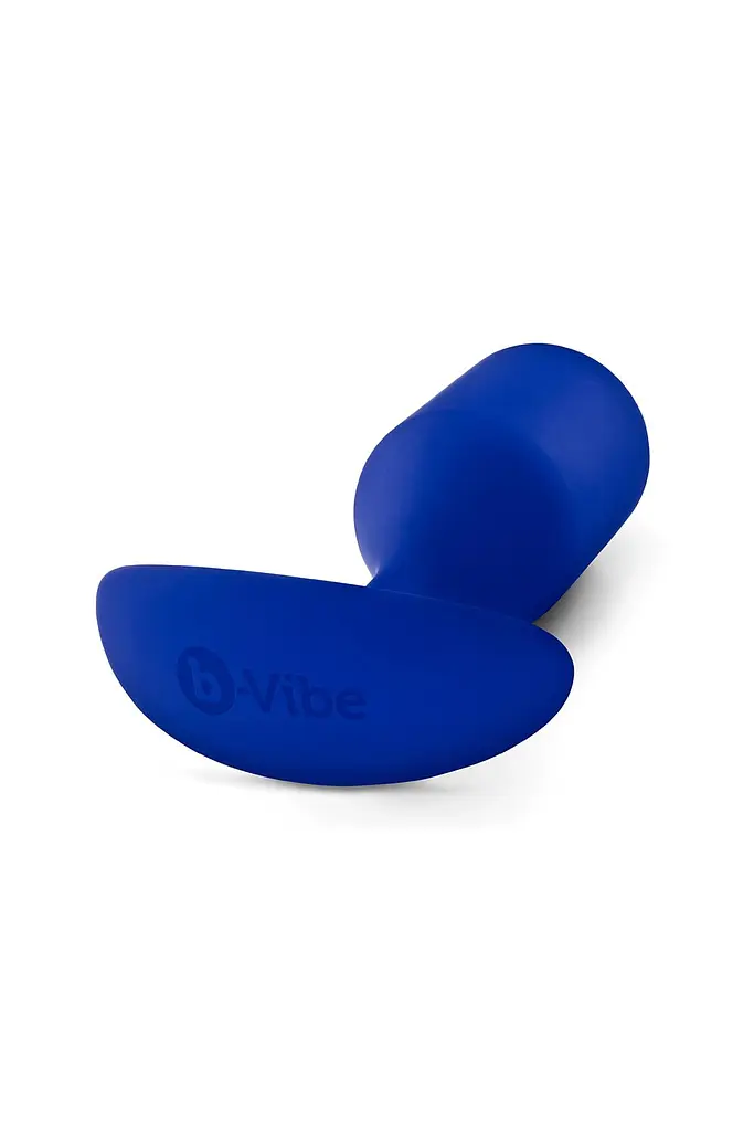 Анальная пробка B-Vibe Snug Plug 4, 14 см (синий) - фото 4