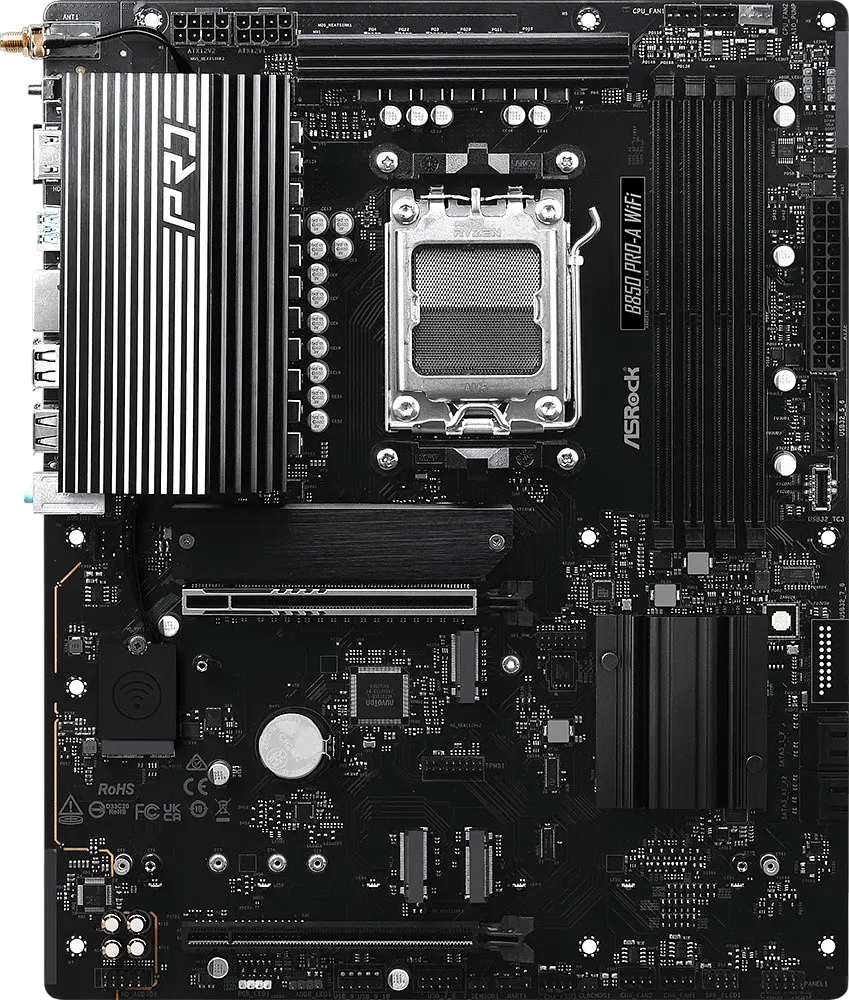Материнська плата ASRock B850 PRO-A WIFI Socket AM5 - фото 2