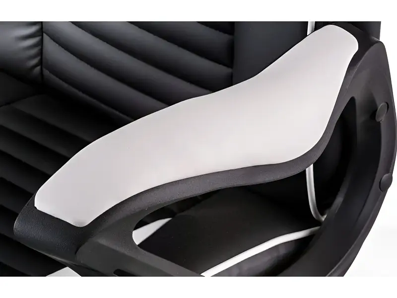 Комп'ютерне крісло для геймера Special4You Nero black/white (E5371) - фото 6