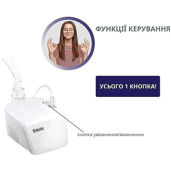 Компресорний небулайзер PRO-110 B.Well - фото 6