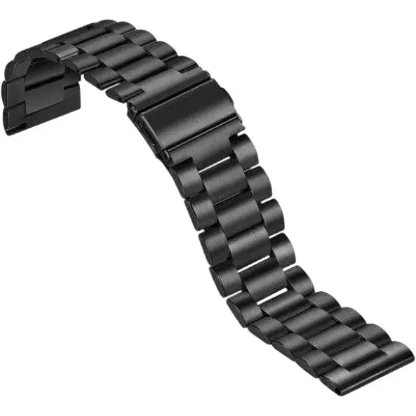 Ремінець DK CDK для Garmin D2 Air X10 20mm Metal Fitlink Steel Band (012873) (black) - фото 10