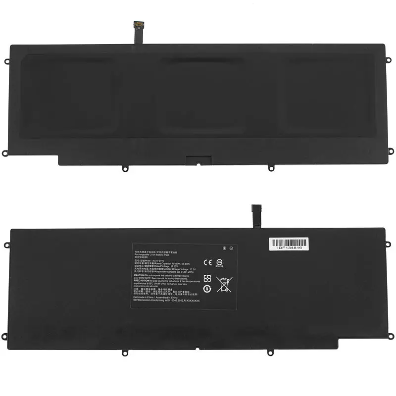 Аккумулятор для ноутбука Razer RC30-0196 (Blade Stealth 2016 v2 RZ09-0196 RZ09-0239) 11.55V 4640mAh 53.6Wh Черный - фото 2