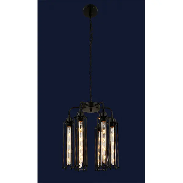Люстри в стилі Loft Levistella 761XG06-6 BK - фото 2