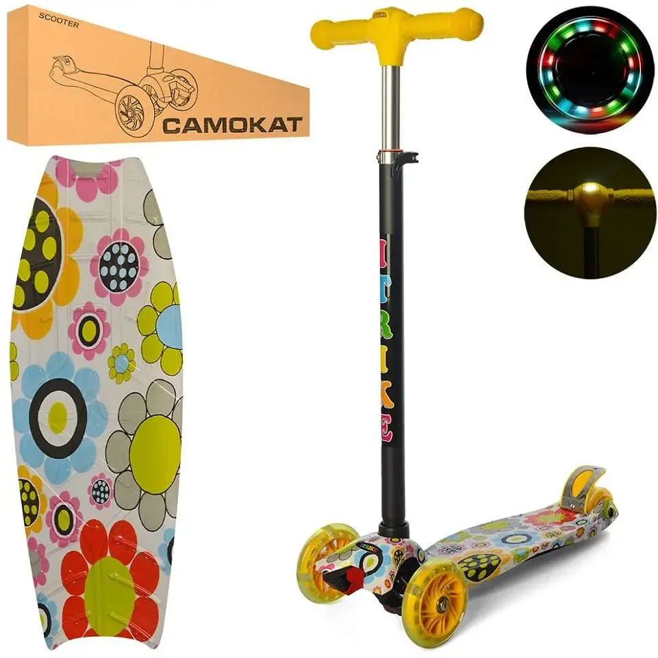 Самокат дитячий iTrike Maxi JR 3-055-L-WP6 триколісний - фото 2