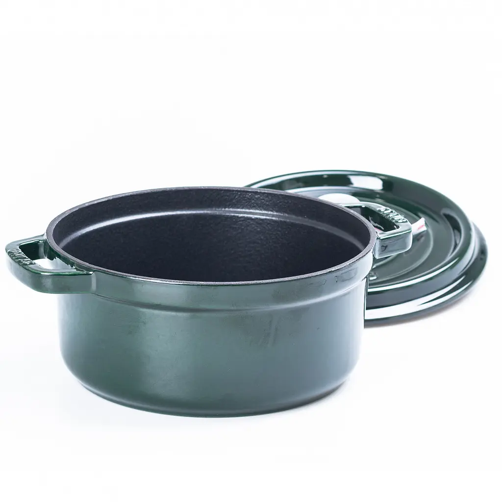 Каструля чавунна TS Kitchen Staub HPFLG3 GREEN 23 см 3л - фото 3