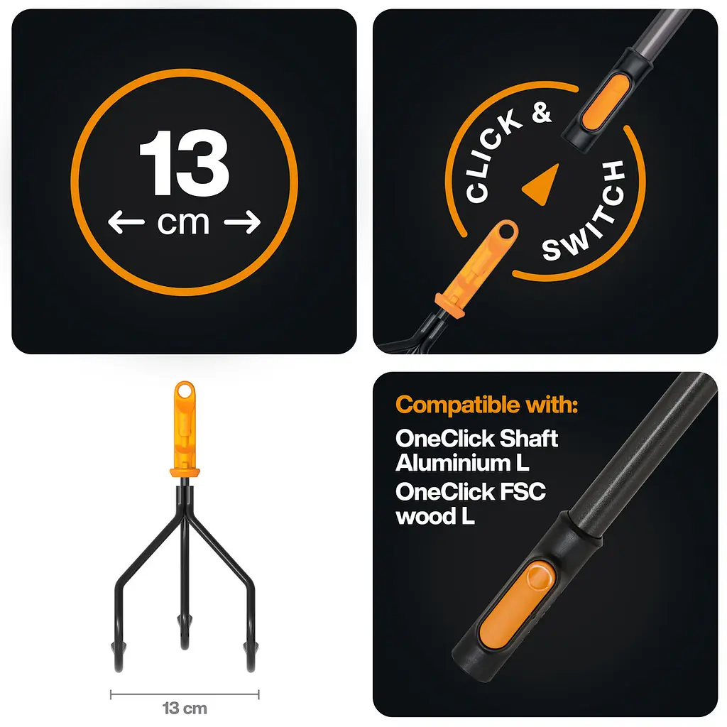 Насадка-культиватор Fiskars OneClick™ (1080684) - фото 2