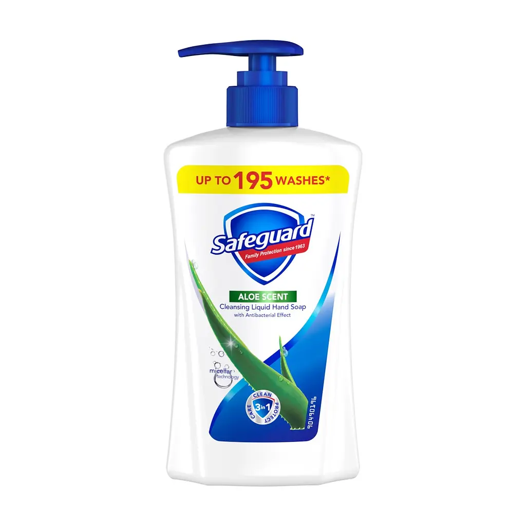 Рідке мило Safeguard Алое 390 мл (8006540865538)