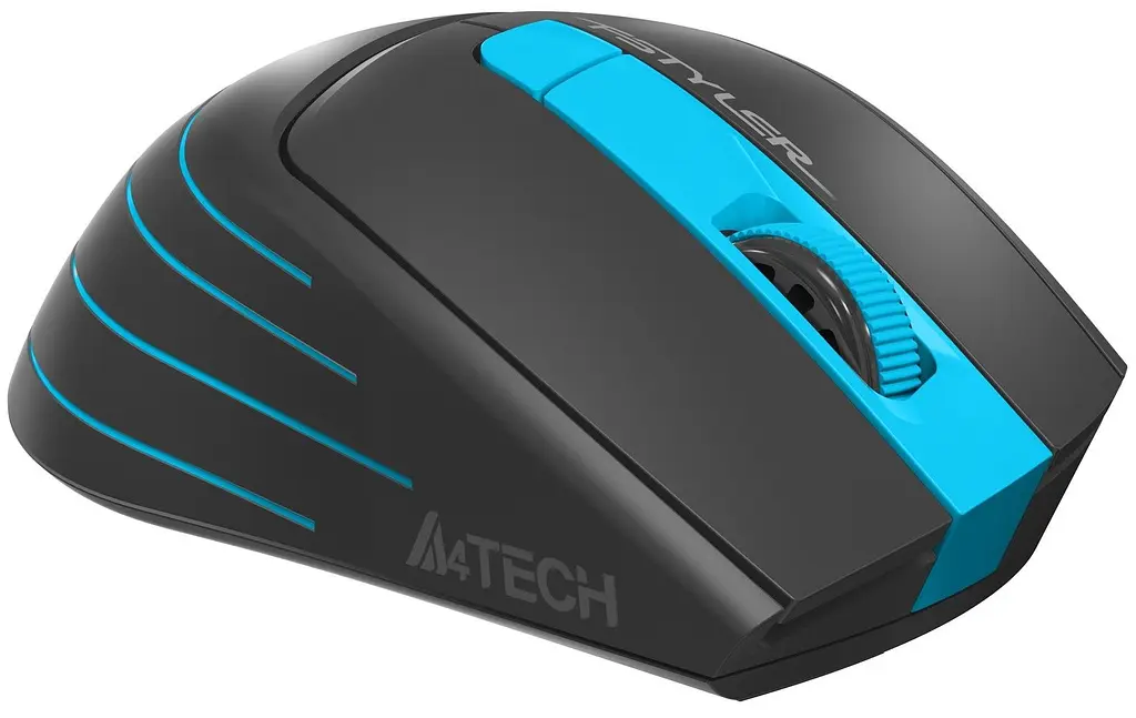 Миша A4Tech Fstyler FG30S Black/Blue - фото 2
