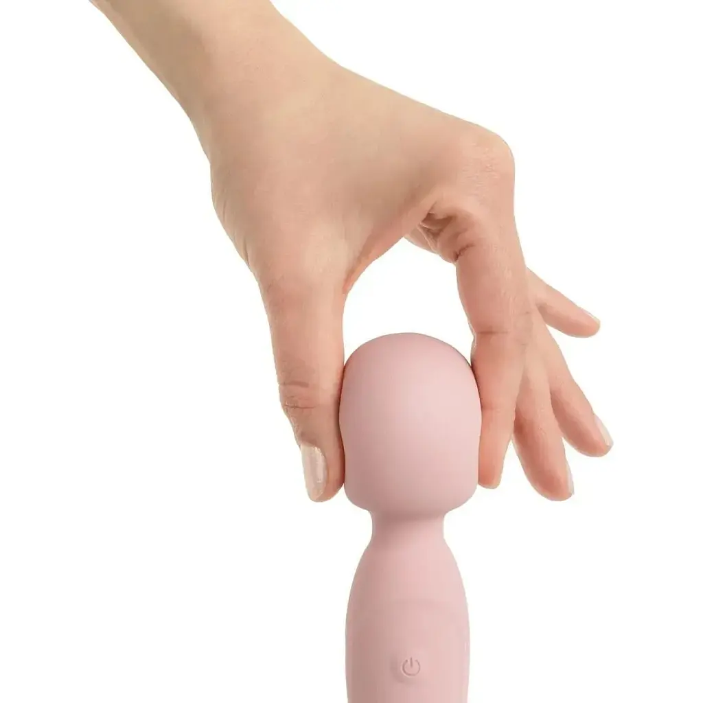 Вібратор Good Vibes Only Simi Double-Sided Wand Vibrator Soft Silicone Pink (SX3076) [152368] - фото 8
