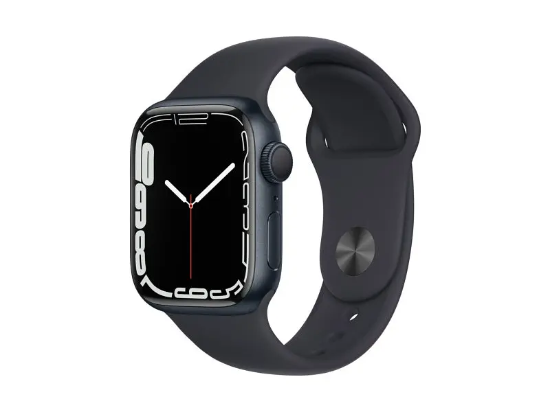 Смарт-часы Apple Watch Series 7 GPS 41mm Midnight Aluminum Case With Midnight Sport Band (MKMX3)