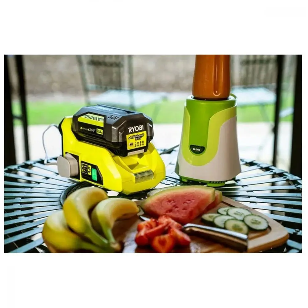 Преобразователь DC-AC (аккумуляторный инвертор) Ryobi RY36BI300A-0 - фото 8