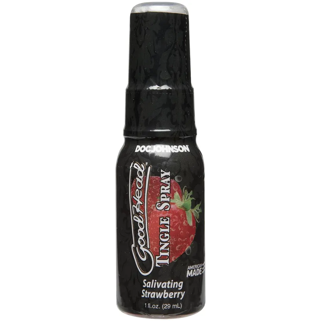 Спрей Doc Johnson GoodHead Tingle Spray - для мінету зі стимулювальним ефектом, 29 мл (полуниця)