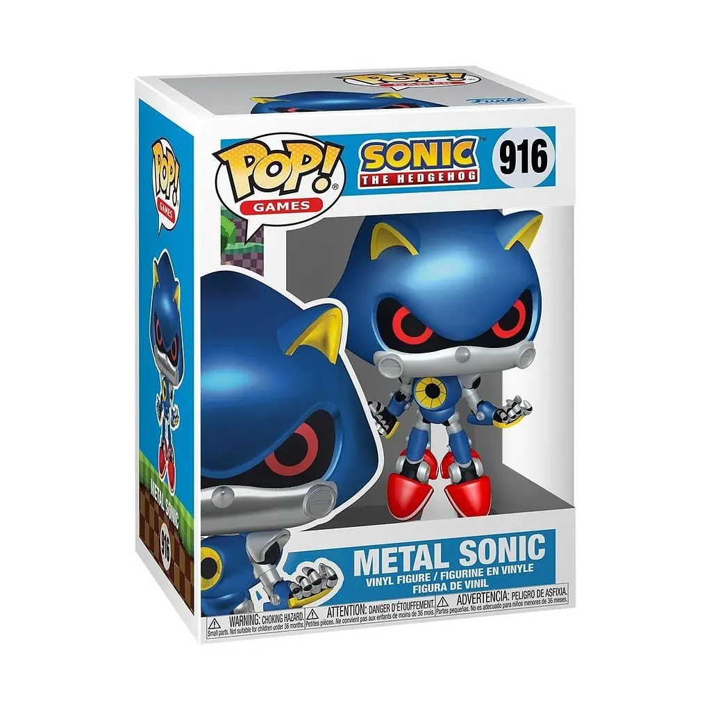 Фігурка Funko Pop Метал Сонік Sonic The Hedgehog Metal Sonic 10 см FP SH MS 916 - фото 3