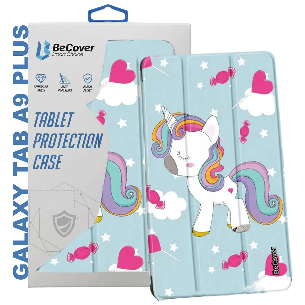 Чохол до планшета BeCover Smart Case Samsung Tab A9 Plus SM-X210/SM-X215/SM-X216 11.0" Unicorn (710321) - фото 2