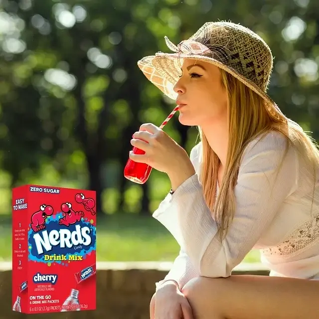 Порошковий напій Nerds PwdMix Cherry 6 стіків 16.2 г - фото 8