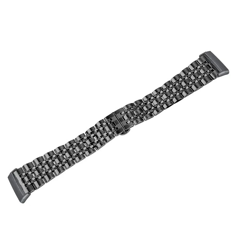 Металевий ремінець Primolux Steel Link для годинника Fitbit Versa 4/Fitbit Sense 2 Black - фото 3