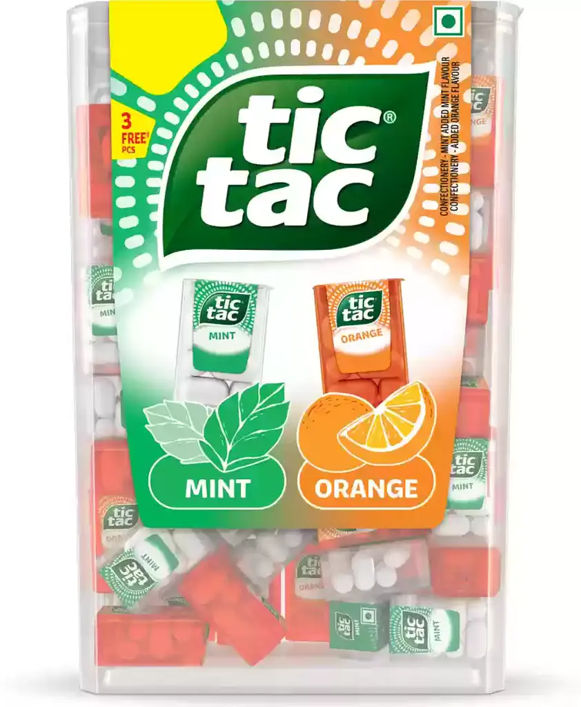 Драже Tic Tac Minty Fruity Mint 75шт x 3.4 г