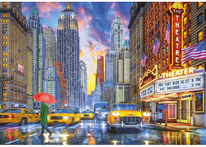 Пазл Clementoni High Quality Collection: Дощовий Мангеттен, Нью-Йорк, США (High Quality Collection - Rainy Manhattan Cityscape Puzzle - 2000 pcs.), 2000 ел. (32086) - фото 2